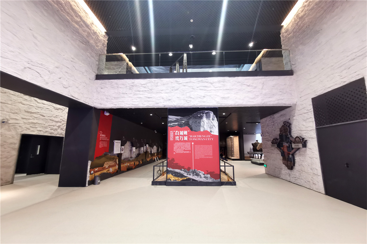 靖邊縣統萬城遺址博物館展覽陳列